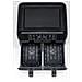 AIRY FRYER DUAL Friggitrice ad Aria Calda 00C462300AR0 Capacità 3.4 Kg 1700 Watt Colore Nero - Foto miniatura 4