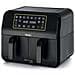 AIRY FRYER DUAL Friggitrice ad Aria Calda 00C462300AR0 Capacità 3.4 Kg 1700 Watt Colore Nero - Foto miniatura 1