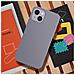 Cover Per Iphone 14 Ibrida Semirigida Sottile Leggera Grigio Lavanda - Foto miniatura 5