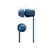 Wi-c100 Auricolare Wireless In-ear Musica E Chiamate Bluetooth Blu - Foto miniatura 2
