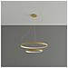 Sollux Lighting Lampadario Rio 2 55/78 Golden Led 3000k Th. 214 - Moderno Lampadario D'oro 150x78x78 Cm - Foto miniatura 2