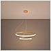 Sollux Lighting Lampadario Rio 2 55/78 Golden Led 3000k Th. 214 - Moderno Lampadario D'oro 150x78x78 Cm - Foto miniatura 3
