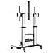 FT100TE-125 Supporto TV a parete 2,54 m (100") Nero, Argento - Foto miniatura 2