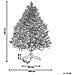 Albero Di Natale Innevato 120 Cm Masala - Foto miniatura 5
