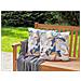 Set Di 2 Cuscini Da Esterno Tessuto Multicolore 45 X 45 Cm Verezzi - Foto miniatura 1