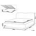 Letto Matrimoniale Contenitore Bouclé Bianco 160 X 200 Cm Blagnac - Foto miniatura 4