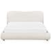 Letto Matrimoniale Contenitore Bouclé Bianco 160 X 200 Cm Blagnac - Foto miniatura 7