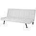 Divano Letto 3 Posti Hasle Tessuto Grigio Chiaro - Foto miniatura 3