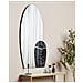Specchio Vierzon 58 Cm 120 Cm Nero - Foto miniatura 1