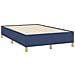 Giroletto a Molle con Materasso Blu 120x190 cm in Tessuto - Foto miniatura 7