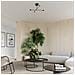 Lampadario Norah 4 Nero Sl. 1451 - Moderno Lampadari Nero 27x60x43 Cm - Foto miniatura 3