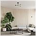 Lampadario Norah 4 Nero Sl. 1451 - Moderno Lampadari Nero 27x60x43 Cm - Foto miniatura 4