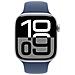 Watch Series 10 Serie 10 GPS + Cellular 46mm Cassa in Alluminio Color Argento con Denim Sport Band - S /M - Foto miniatura 2