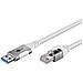 74158 cavo di rete Bianco 1,5 m Cat6 F /UTP (FTP) - Foto miniatura 2