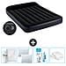 Set Materassino Gonfiabile - 191x137x25 Cm - Blu Scuro - Include Accessori Coordinati - Foto miniatura 1