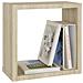 Mensole A Cubo 2 Pz Rovere Sonoma 30x15x30 Cm - Foto miniatura 3