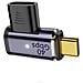 Adattatore Magnetico Da Usb-c Femmina A Usb-c Maschio Con Curvatura Laterale E Orecchie (confezione Da 1) - Foto miniatura 1
