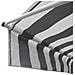 Tenda Da Balcone Chene 3 × 1,2 M - Tessuto A Righe Bianco /grigio E Telaio Bianco - Foto miniatura 5