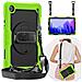 Custodia Per Galaxy Tab A7 10,4"" Con Supporto E Tracolla Verde - Foto miniatura 3