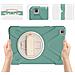 Custodia Per Samsung Galaxy Tab A 8.0 Con Supporto E Tracolla Verde - Foto miniatura 4