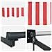 Tenda Retrattile Rosso e bianco 400 × 300 cm Poliestere - Foto miniatura 8