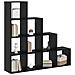 Libreria divisoria Rovere nero 131.5 x 29 x 131.5 cm - Foto miniatura 3