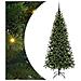 Albero di Natale artificiale con 300 LED Verde 180 cm PE e PVC - Foto miniatura 1