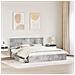 Letto con Contenitore con testiera Grigio cemento 200 x 200 cm - Foto miniatura 3