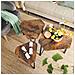 Tavolini da caffè rustici TABLES 3 pezzi per soggiorno x3 - Foto miniatura 8