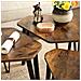 Tavolini da caffè rustici TABLES 3 pezzi per soggiorno x3 - Foto miniatura 6