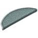 Tappetini per scale 30 pz 56x17x3 cm Blu mare Semicircolari - Foto miniatura 2