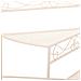 Supporto 3 Ripiani Per Pentole In Ferro Battuto Bianco 55x30x61 - Foto miniatura 5