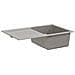 Lavello Grigio 780 x 500 mm 80% Quarzo e 20% Resina - Foto miniatura 5
