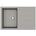 Lavello Grigio 780 x 500 mm 80% Quarzo e 20% Resina - Foto miniatura 6