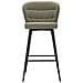 Set Di 2 Sgabelli Alti Vkh433-verde-metallo-52x59x108 Cm - Foto miniatura 2