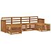 Set divani 6 pcs Naturale Legno di Acacia Massello - Foto miniatura 1