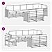 Set divani con cuscino 8 pcs Grigio Naturale e Chiaro - Foto miniatura 7