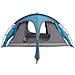 Tenda da trekking con telo impermeabile 2 persona Blu - Foto miniatura 6