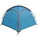 Tenda da trekking con telo impermeabile 2 persona Blu - Foto miniatura 7