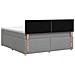 Letto box spring con materasso Grigio Chiaro 140 x 200 cm - Foto miniatura 9
