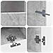 Mobile TV LED a 5 pezzi Grigio Cemento Legno ingegnerizzato - Foto miniatura 3