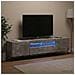 Mobile TV LED a 5 pezzi Grigio Cemento Legno ingegnerizzato - Foto miniatura 5