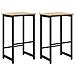 Sgabello da bar 2 pz Rovere Sonoma 40 x 32 x 64 cm - Foto miniatura 1