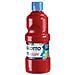 Tempera Pronta 1000ml Colore Rosso Vermiglio - Foto miniatura 1