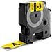 Nastro Autoadesivo per Etichettatrice Formato 19 mm x 5.5 m Nero su Giallo - Foto miniatura 5