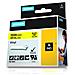 Nastro Autoadesivo per Etichettatrice Formato 19 mm x 5.5 m Nero su Giallo - Foto miniatura 6