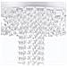 I-CHIGNON / S40 - Lampadario a sospensione circolare con cristalli 60 watt E27 - Foto miniatura 5