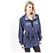 Felpa Donna Full Zip Blu Xxl - Foto miniatura 1