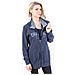 Felpa Donna Full Zip Blu Xxl - Foto miniatura 2