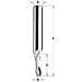 Fresa Elicoidale Hs5% (x All/pvc) Z1-pos. S=8 D=8x14x80 Dx 188.080.51 - Foto miniatura 1